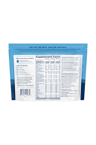 NativePath Native Hydrate Stick Packs with Electrolytes and Amino Acids, Variety Pack, Mixed Berry, Peach Mango, Tangerin...