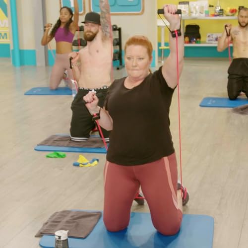 Resistance Bands Workout Set, Fitness Bands for Strength Exercise, Gym or Home Workouts, Kit Includes 2 Soft Handles and 2...