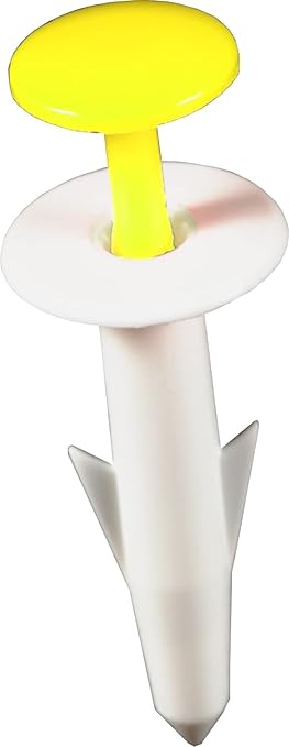 Pop Up Timer; The Original Pop Up Disposable Cooking Thermometer; 138 Degree (Yellow) Small - Pack of 10