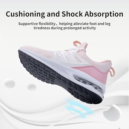 Autper Womens Running Tennis Shoes Comfortable Slip-on Walking Athletic Fashion Sneakers for Jogging Gym Workout Size 5.5-11