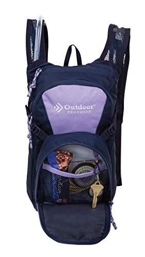 Outdoor Products Tadpole Hydration Pack (Black) (Violet Tulip)