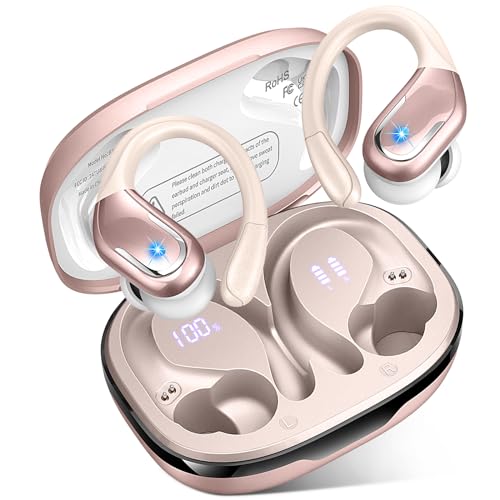 Wireless Earbud, 75H Bluetooth 5.4 Headphones Sport IP7 Waterproof, Running Wireless Earphones with ENC Noise Canceling Mi...
