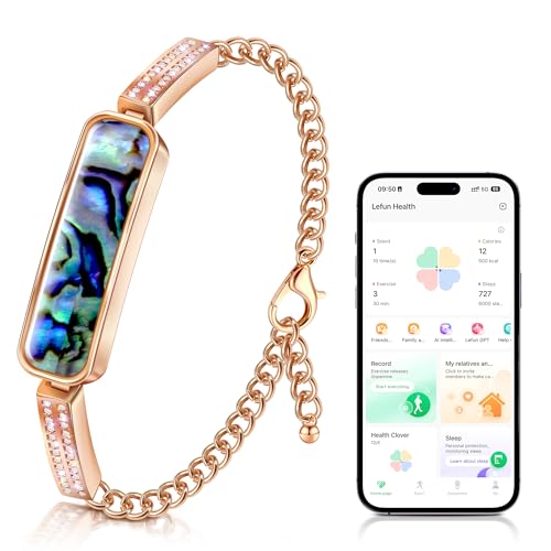 DOSUKE Fitness Tracker Bracelet for Women, Heart Rate & Blood Pressure Monitor Oxygen Sleep & Activity Tracker Step & Calo...