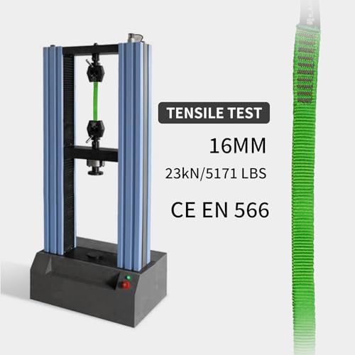 S.E.PEAK 16mm Nylon Straps Runner, 23KN/5171 lbs, EN566 Rock Tubular Webbing for Tree Work, Positioning, Rigging, Ziplinin...