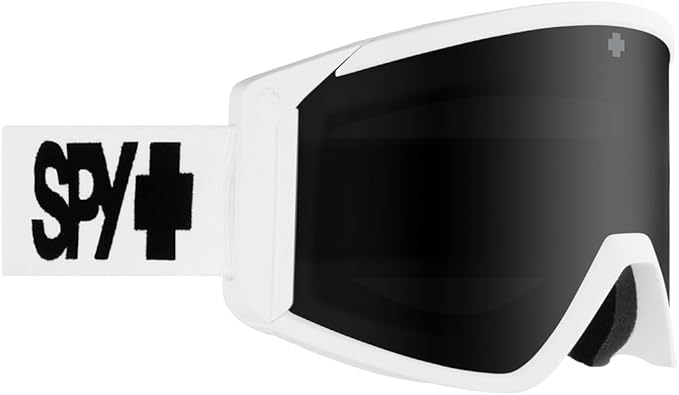 Spy Raider Snow Goggles Everwhite with Bronze Black Mirror and Persimmon Lens