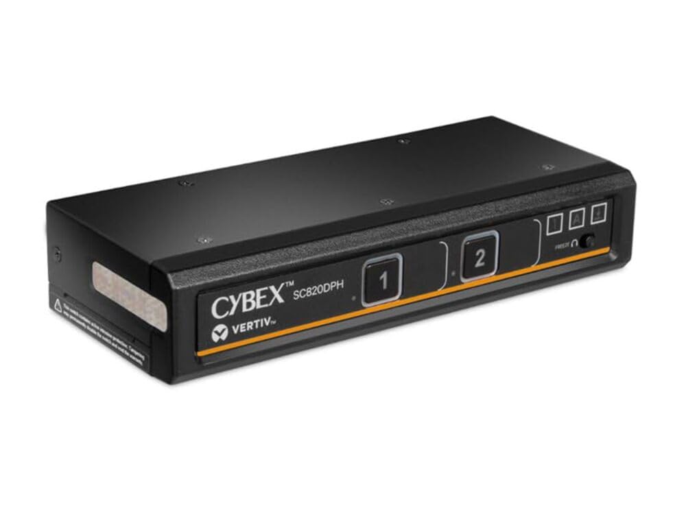Vertiv Avocent Cybex Sc800 Secure Desktop Kvm, Single Head Monitor, 2 Port, Universal Displayport, Secure Keyboard Indicator, Ni