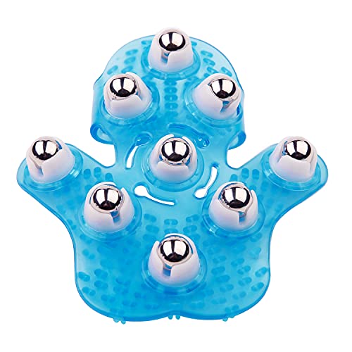 Boseen Handheld Massage Ball for Muscle Back Neck Joint Foot Shoulder Leg Pain Relief - Palm Shaped Massage Tool with Roll...