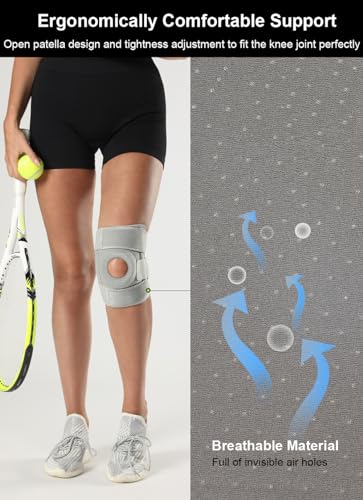 Knee Braces for Knee Pain Women Men, Patellar Tendon Support Strap, Knee Brace for Meniscus Tear Compression Sleeve for Kn...