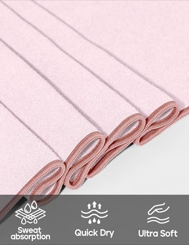 Heathyoga Yoga Mat Towel Non Slip for Hot Yoga Towel with Silicone Grip & Free Spray Bottle, 72"X26" Extra Large Microfibe...