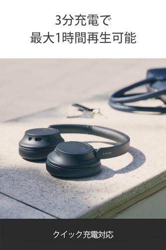 Sony WH-CH720NL Noise Canceling Wireless Bluetooth Headphones - Built-in Microphone - up to 35 Hours Battery Life and Quick Charge - Navy Blue