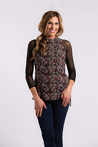 Sleevey Wonders Women’s 3/4 Length Slip-On Mesh Sleeves – Sheer Reversible Arm Cover Up, Cooling Shrug Bolero for Dresses