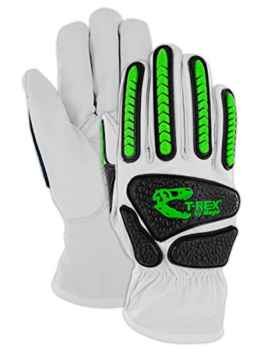 MAGID T-REX Rebel Series ANSI A6 TRX814 Impact Driver Gloves, 1 Pairs, Size 12/3XL (TRX814)
