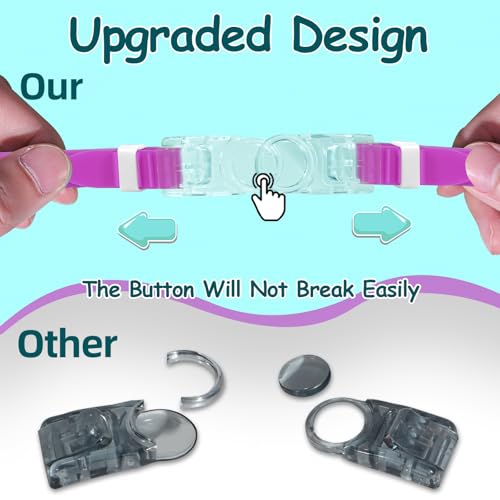 Seago Kids Goggles for Swimming 2 Pack No Leaking Anti-Fog with Wide View UV Protection Crystal Clear Watertight Swim Gogg...