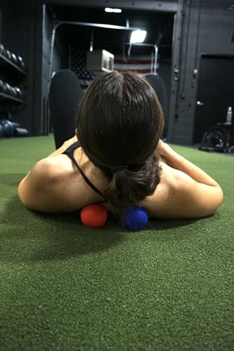 GolgiStim Lacrosse Massage Balls for Trigger Point Therapy, Muscle Knots, Yoga, Myofascial Release - Contains Pair of 2 Ba...