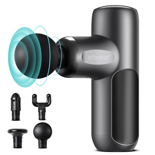 arboleaf Mini Massage Gun Deep Tissue, Percussion Muscle Massager for Back Pain Relief, Portable Small Travel Size, Quiet ...
