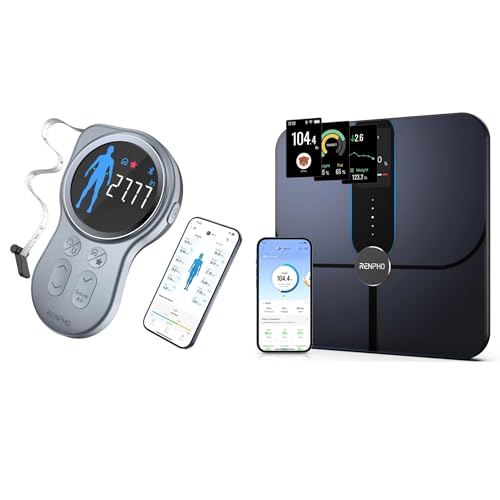 RENPHO Smart Scale with Color Display & Smart Tape Measure