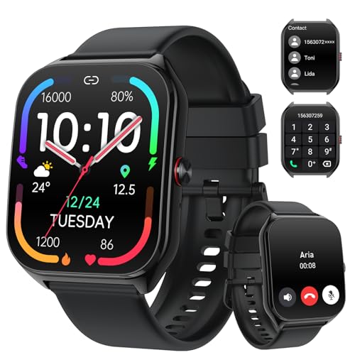 AI Smart Watch for Men Women with ChatGPT, 1000mAh Fitness Tracker 60-Day Standby Time, 1.96" HD SmartWatch with 200+ Spor...