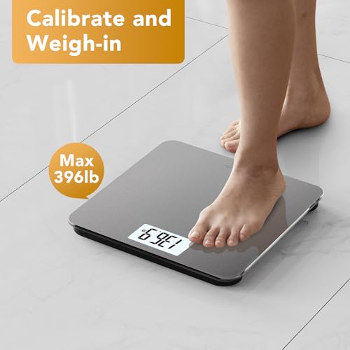 ZOETOUCH Bathroom Scale for Body Weight Digital Weighing Machine with Backlit LCD Display, Most Accurate Bath Scale for Pe...