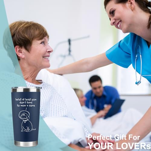 CHICKOR Stainless Steel Tumbler, 20.0 fl oz, Charcoal Purple - Get Well Soon Gifts for Men Women Post Surgery
