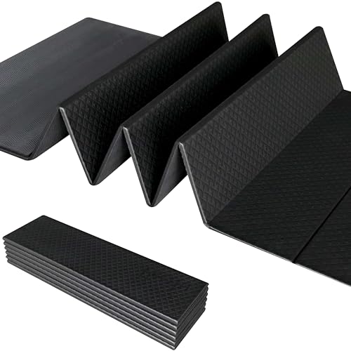 Feetlu Foldable Yoga Exercise Mat – Lightweight, Anti-Slip, and Easy to Store for Yoga, Pilates, Home Workouts, and Floor ...