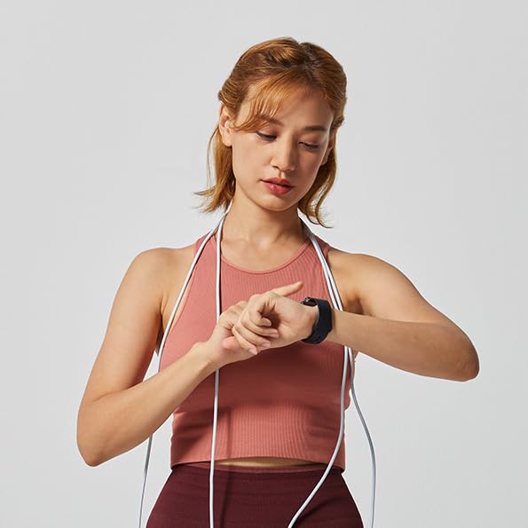 Tangram Smart Rope Rookie - App-Connected Jump Rope for Fitness and Workouts, Adjustable Length, Bluetooth Enabled, Track ...