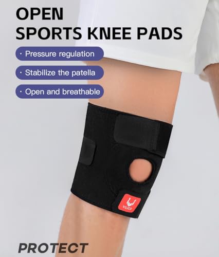 Knee Brace for Women Men Knee Braces for Knee Pain ACL MCL Arthritis Joint Pain Relief, Adjustable Compression Sleeve Pate...