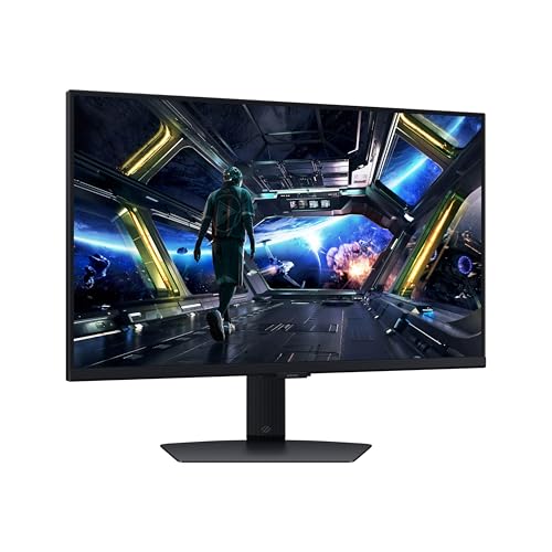 Samsung 27” Odyssey G7 (G70D) 4K UHD IPS 144Hz 1ms(GtG) Smart Gaming Monitor, G-Sync Compatible, AMD Freesync Premium, Vivid Colors, Adjustable Stand, Black Equalizer, LS27DG702ENXZA