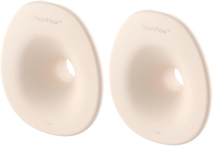 eufy Original 27mm Flange (2-Pack), Replacement Accessories for Wearable Breast Pump E20/S1/S1 Pro, HeatFlow™ Technology, ...