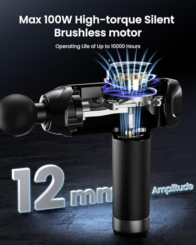 RENPHO Massage Gun Deep Tissue with Heat and Cold, FSA Eligible HSA, Valentines Birthday Gifts for Women Men, Percussion M...