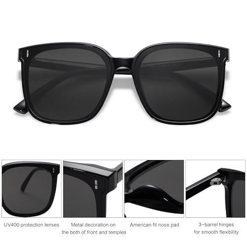 SOJOS Sunglasses for Women Men Vintage Style Shades SJ2157