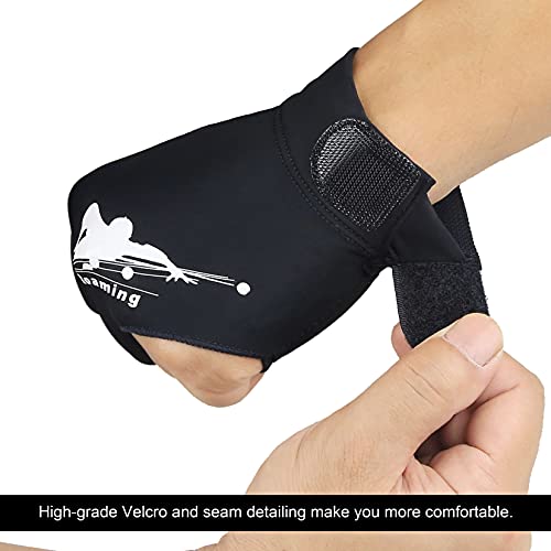 Roaming Quick-Dry Breathable Billiard Pool Gloves, Shooters Snooker Cue Sport Glove for Left or Right Hand Option
