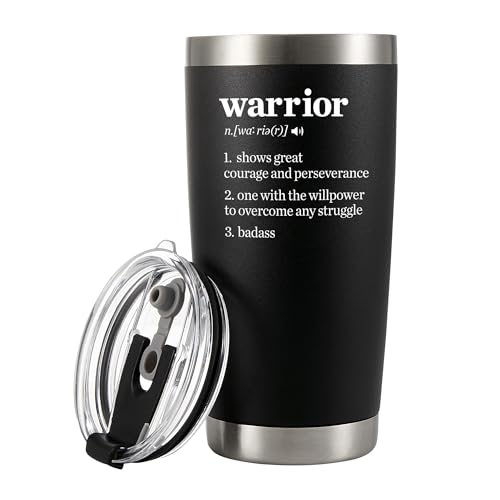 Warrior Definition Cancer Survivor Gifts Breast Cervical Cancer Patient Recovery Get Well Soon Inspirational Gifts for Wom...