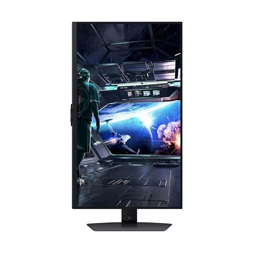 Samsung 27” Odyssey G7 (G70D) 4K UHD IPS 144Hz 1ms(GtG) Smart Gaming Monitor, G-Sync Compatible, AMD Freesync Premium, Vivid Colors, Adjustable Stand, Black Equalizer, LS27DG702ENXZA