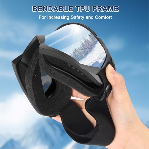 OXG Ski Goggles for Men Women, UV Protection Snowboard Snowsports Goggles for Kids Youth