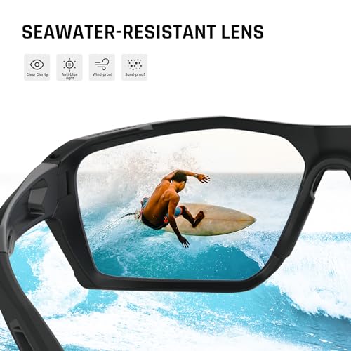 Polarized Sports Sunglasses for Men Women Fishing Running Driving Cycling Sunglasses