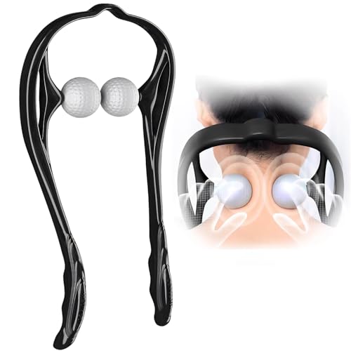 Dipua Neck Massager for Pain Relief Deep Tissue Self Trigger Point Shiatsu Shoulder & Back Massager for Neck, Shoulders, L...