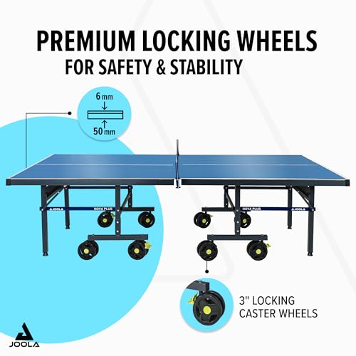 JOOLA NOVA Outdoor Ping Pong Table with Waterproof Table Tennis Net Set - Quick Assembly - All Weather Aluminum Composite ...