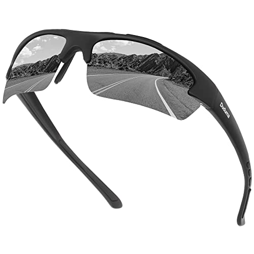 Duduma Polarized Sports Sunglasses for Men Fishing Cycling Running Golf Driving Sun glasses Glasses Tr62 Superlight Frame