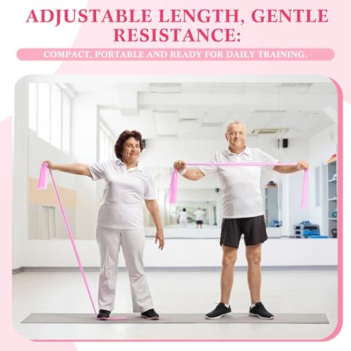 Teyva Daily 3 Pack 8 Yards Resistance Band No Latex Elastic Exercise Bands Roll Physical Therapy Band for Women Men Streng...