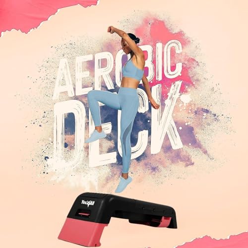 Yes4All Multifunctional Aerobic Deck - Versatile Fitness Station, Weight Bench, Aerobic Stepper, Plyometrics Box for Cardi...