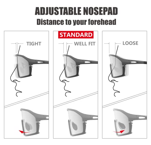 Living out your qool time Polarized Cycling Sunglasses for Women Men Golfing Running Volleyball MTB Outdoor Sports Padel