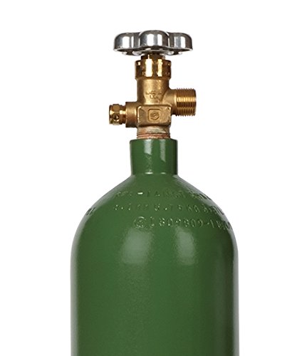 20 cu ft Steel Oxygen Cylinder - CGA540 Valve - DOT Approved