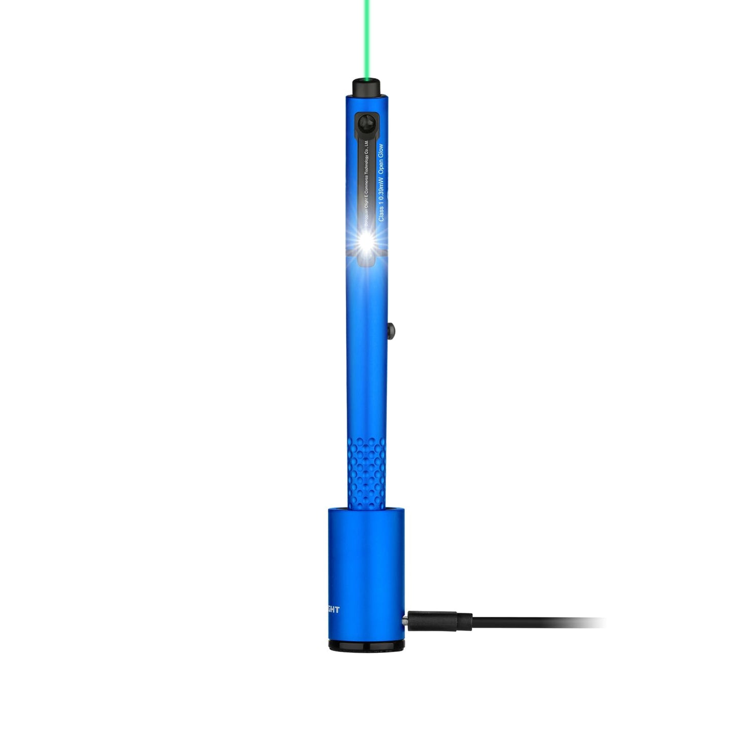 OLIGHT OPen Glow EDC Pen Light, 120 Lumens, Rechargeable, Blue, Model: Open Glow