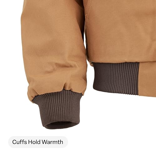 Berne Men's Heritage Duck Hooded Active Work Jacket