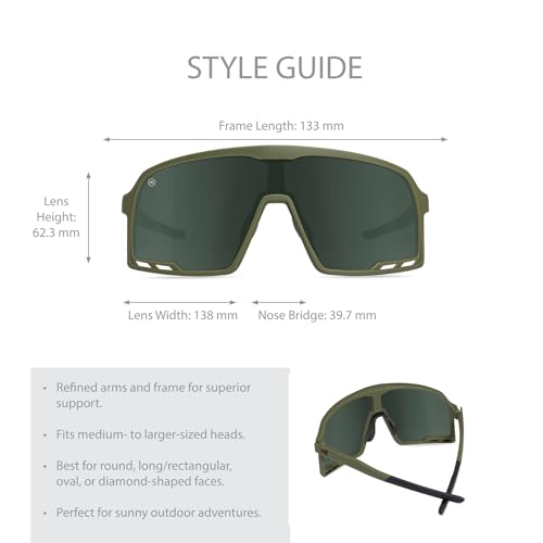 Knockaround Campeones Sport Sunglasses for Men & Women - Shield Sunglasses - UV400 Protection - Baseball, Cycling & Running