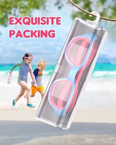 Zeligerstar Kids Swim Goggles,Swimming Goggles for Kids 6-14, Anti-Fog UV Protection Pool Glasses for Boys Girls
