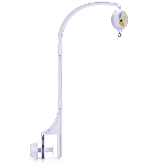 Baby Crib Mobile Arm,VKP Wooden Mobile Arm for Crib Mobile Hanger for Crib Baby Girl Nursery Decor (white1)