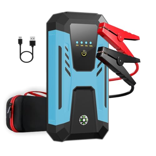 Gehopow 12v Jump Starter for 10.0L Gas/8.0L Diesel, 6000A Peak Car Battery Jumper Starter Portable, IP66 Waterproof Jump B...
