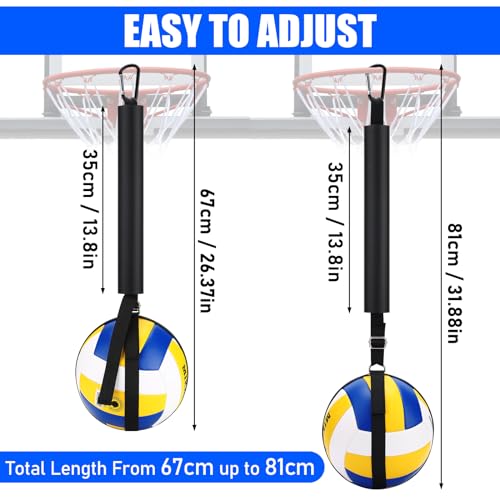 TOBWOLF Volleyball Spike Trainer, Elastic Self-Training Volleyballs Resistance Band, Volleyball Equipment Training Aid Imp...