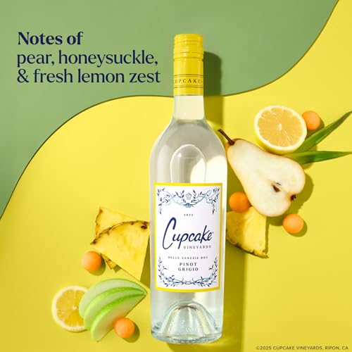 Cupcake Vineyards Pinot Grigio, white Wine, 750 mL Bottle